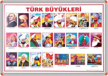 Türk Büyükleri Alm. Çerçeve 70x100