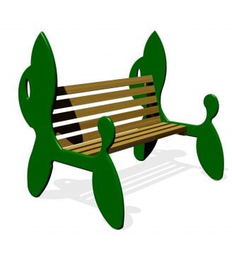 Köpek Figürlü Bank