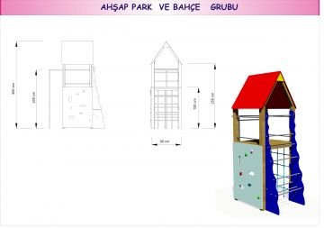 Ahşap Tırmanma Kulesi