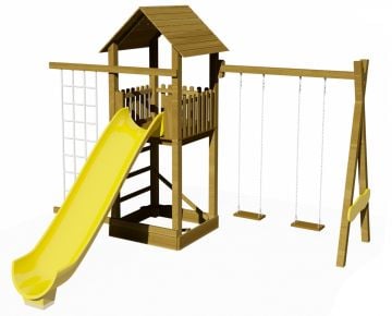 Ahşap Naturel Salıncaklı Park