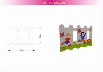 Koşan Çocuklar Çit m2