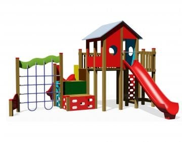 Ahşap Sevimli Tırmanmalı Park