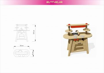 Ahşap Perdeli Mutfak