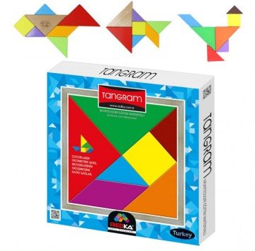 Ahşap Tangram 7 Parça