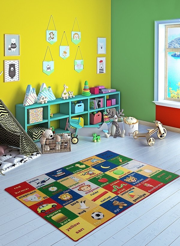 Oyun ve Eğitim Halıları Objects 200*290