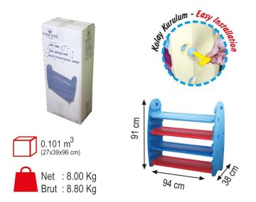 Plastik Çok Amaçlı Raf