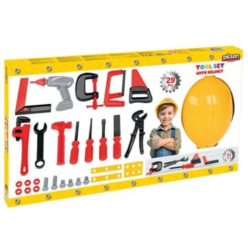 PİLSAN TOOL SET WİTH HELMET TAMİR SETİ KASKLI 29 PARÇA