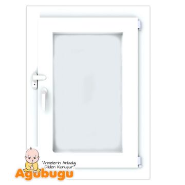 Beyaz Pencere Çocuk Emniyet Kilidi – Anahtarlı