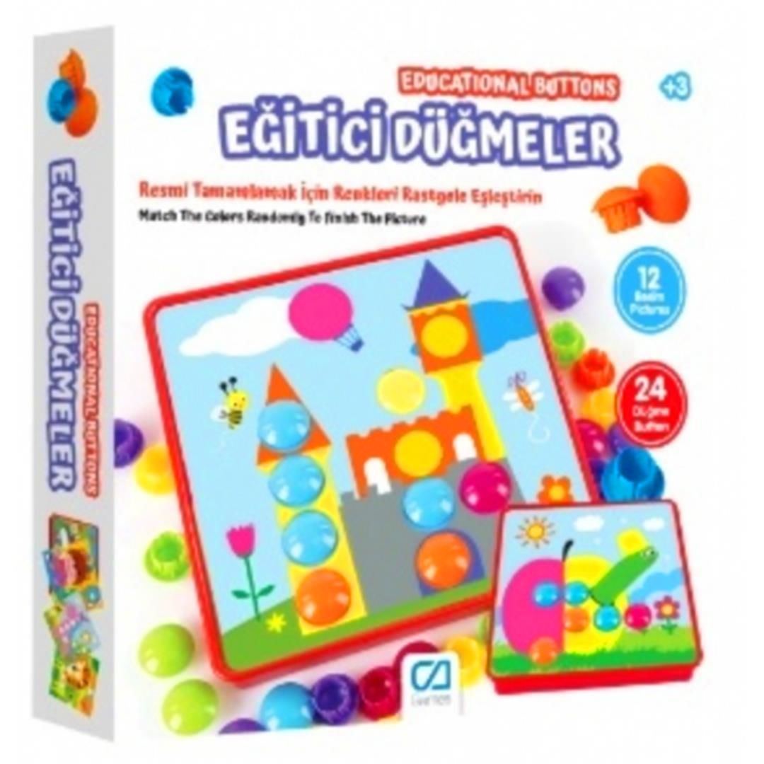 EĞİTİCİ DÜĞMELER 12 RESİM 24 DÜĞME