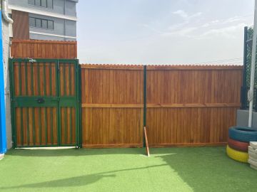 Ahşap Çit  Duvar ve kapı giydirme m2