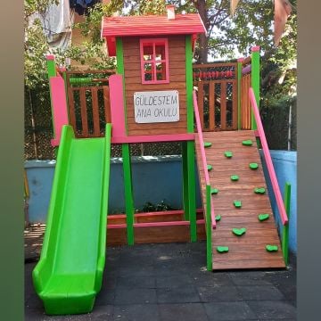 Kum havuzlu Tırmanma Çıkışlı Oyun parkı