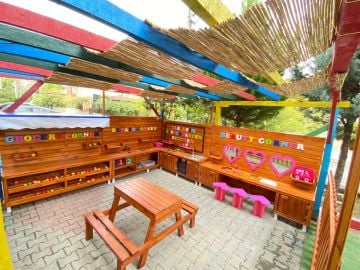 Dış mekan dörtlü set ( mutfak , tamir , manav , güzellik )