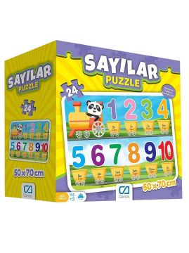 GAMES PUZZLE  SAYILAR 24 PARÇA 50x70 CM