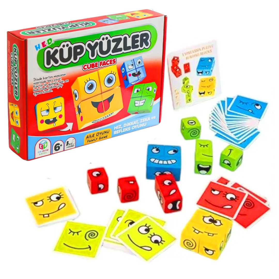 HOBİ KUTU OYUNU  KÜP YÜZLER 6+