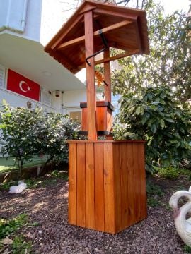 Ahşap kuyu Kovalı çap 90 cm