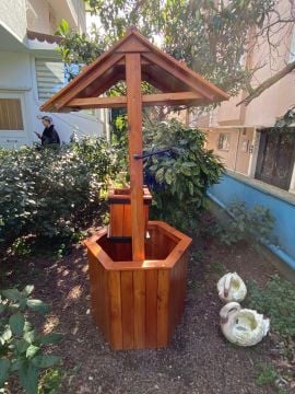 Ahşap kuyu Kovalı çap 90 cm