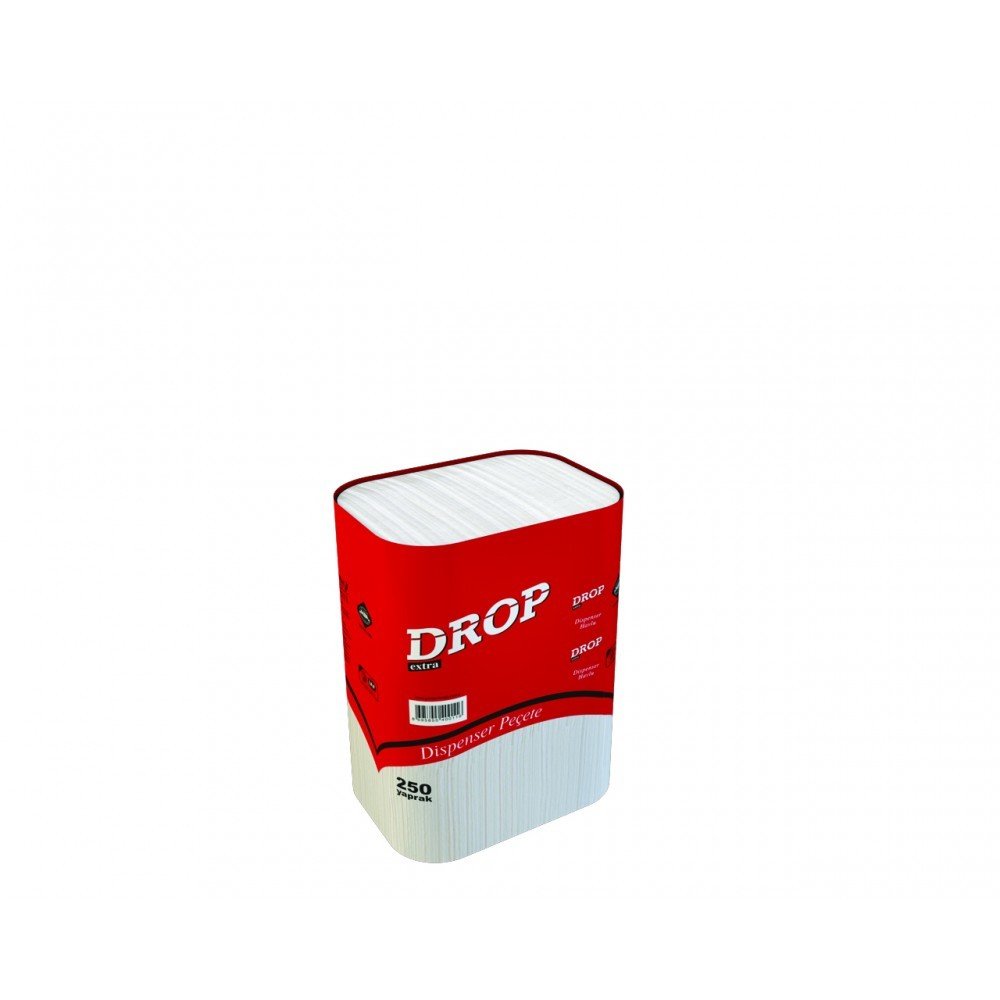 Drop Dispanser Peçete 250 Yaprak 18 Paket
