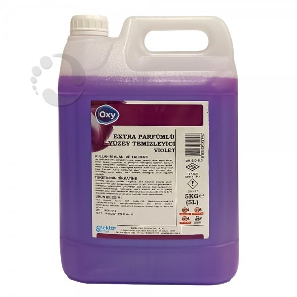 OXY EXTRA PARFÜMLÜ YÜZEY TEMİZLEYİCİ VİOLET (LAVANTA) 5 KG