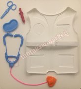 Doktor Kostüm Seti Çocuk Boy 5 Parça Doktor Seti