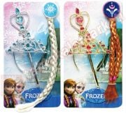 Frozen Elsa Taç Peruk Seti Takımı