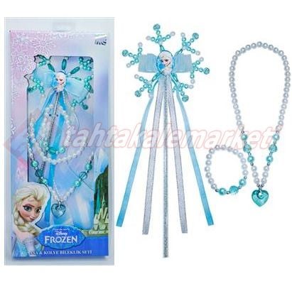 Frozen Elsa Asa ve Kolye Seti (Lisanslı)