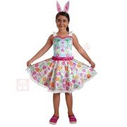 Enchantimals Bree Bunny Kostümü Çocuk Kıyafeti 4-6 Yaş Lisanslı