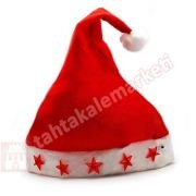 Işıklı Noel Baba Şapkası Yılbaşı Şapka