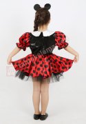Minnie Mouse Kostümü Mini Fare Kıyafeti Lüks