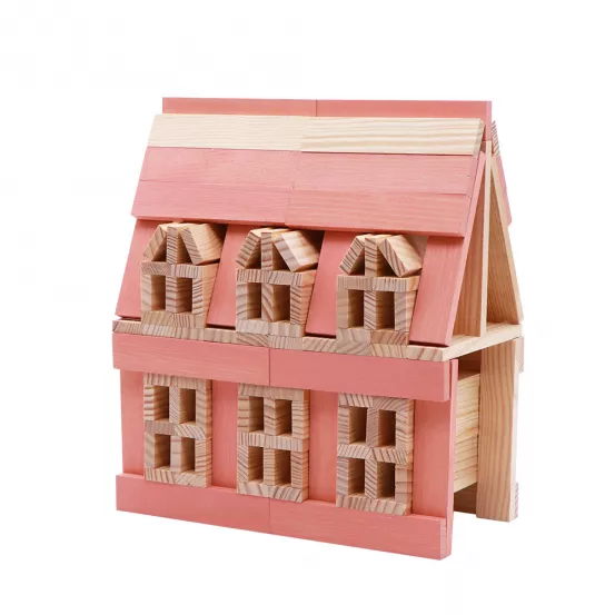 Kapla 40 Parça Pembe