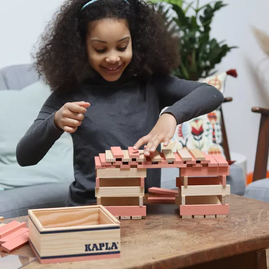 Kapla 40 Parça Pembe