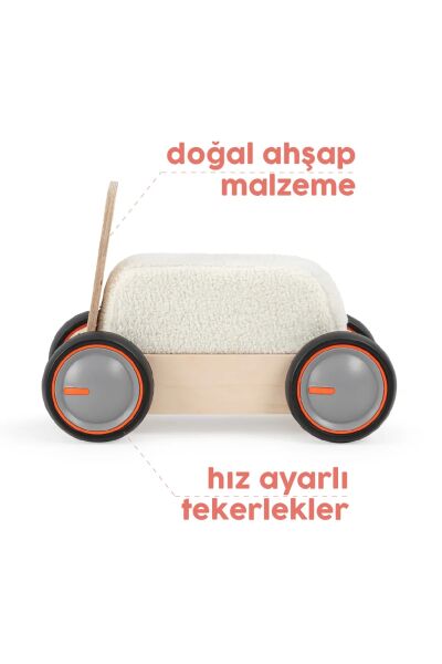 Driveme Soft İnek Figürlü Yürüteç