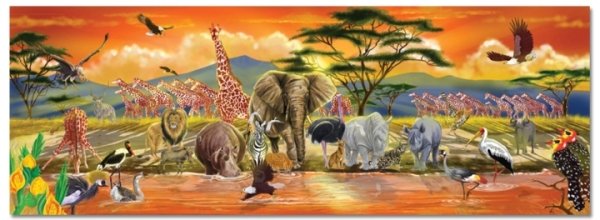 Dev Yer Yapbozu- Safari (100 parça)