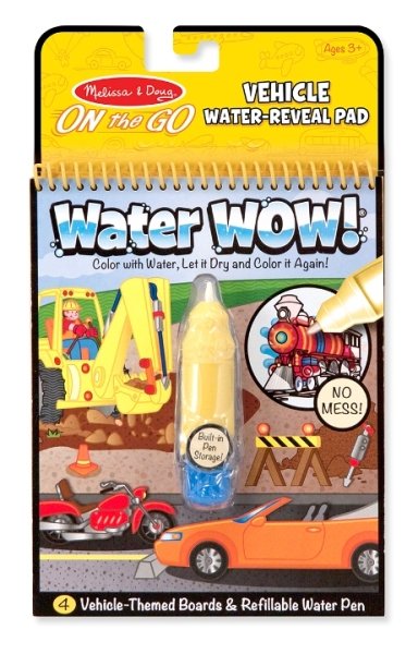 Water Wow! Su ile boyama kitabı - Araçlar