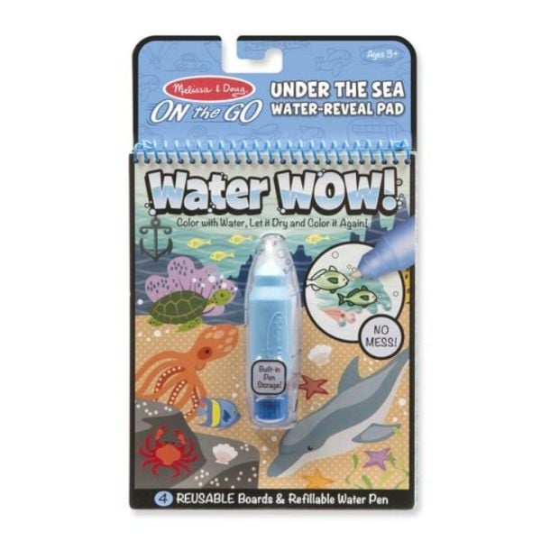 Water Wow! Su ile boyama kitabı - Deniz