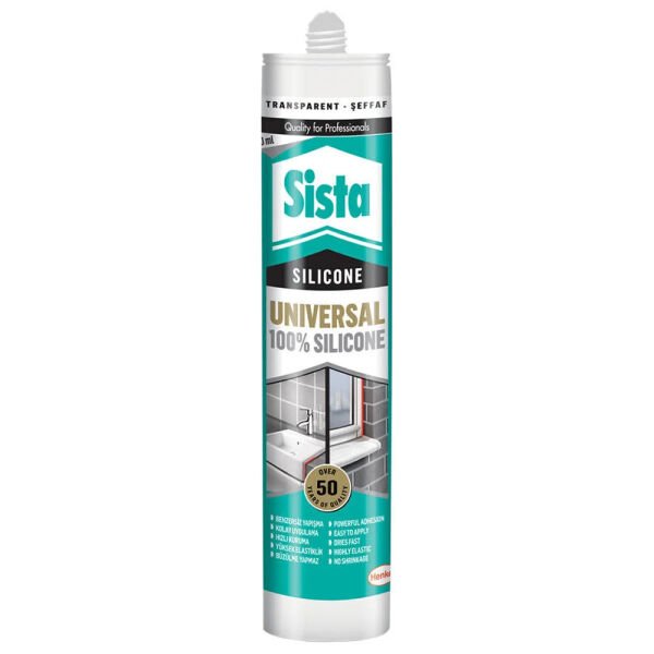 SİSTA UNIVERSAL SİLİKON ŞEFFAF 280ML