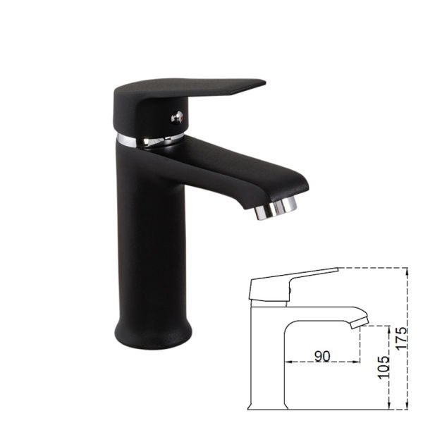 STİLLA BLACK LAVABO BATARYASI