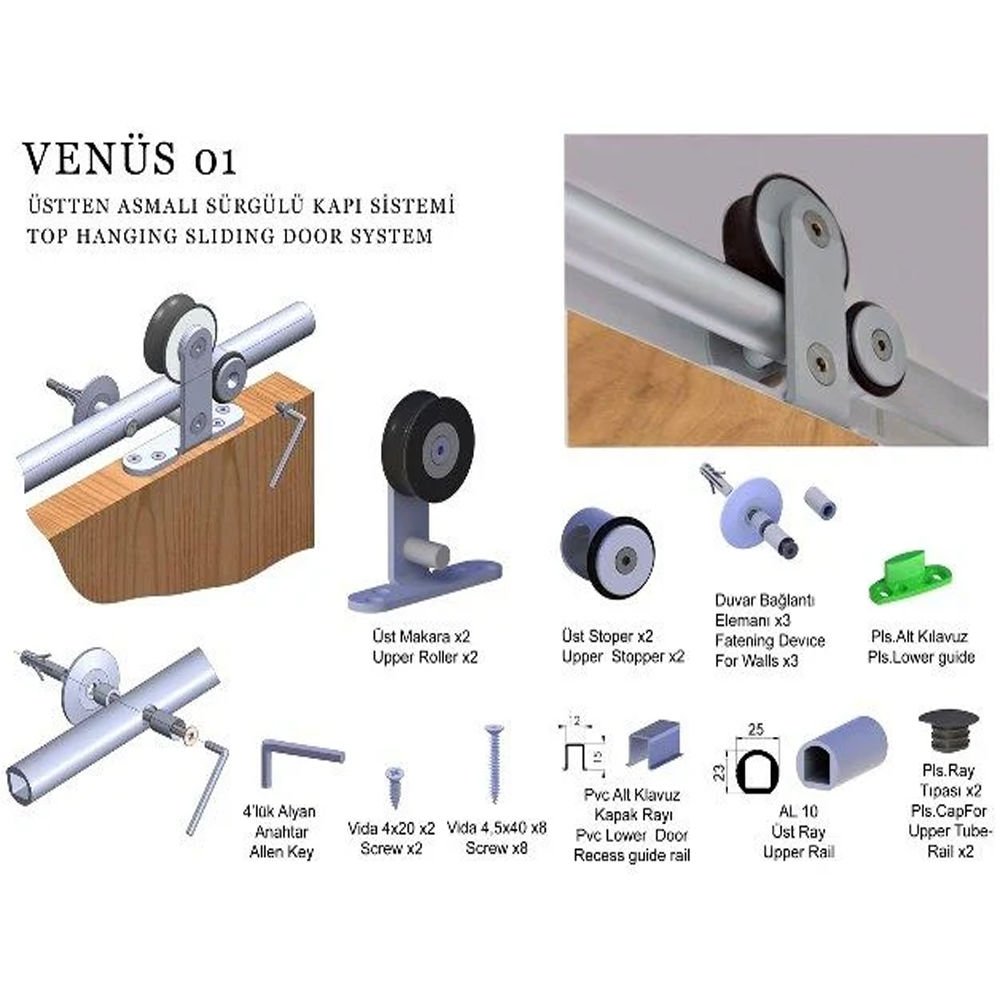 MEPA VENÜS 01 KAPI SİSTEMİ MEKANİZMASI