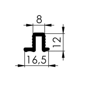 Mepa AL-40 Kapak Alt Üst Ray 2 mt.