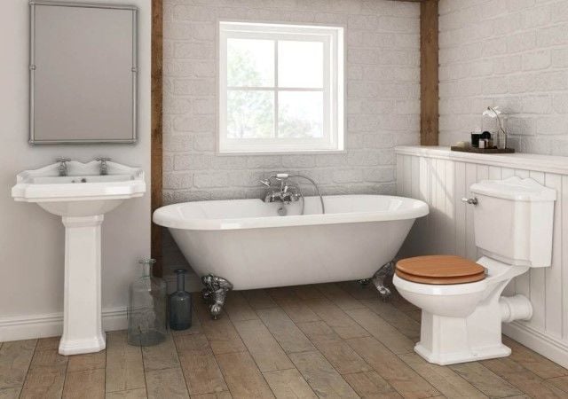 Banyo Dekorasyonunda Ayaklı Küvet Kullanımı