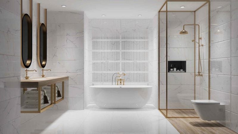 Banyo Dekorasyonu İçin Duşakabin Kullanımı