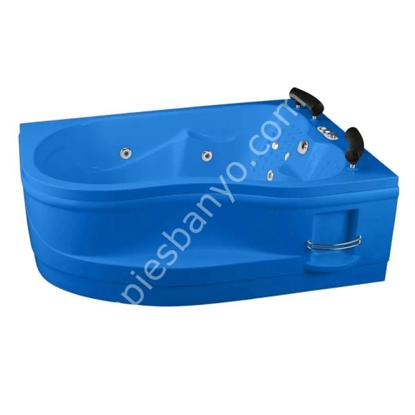 175 X 120 ÇİFT KİŞİLİK JAKUZİ MAVİ SAĞ