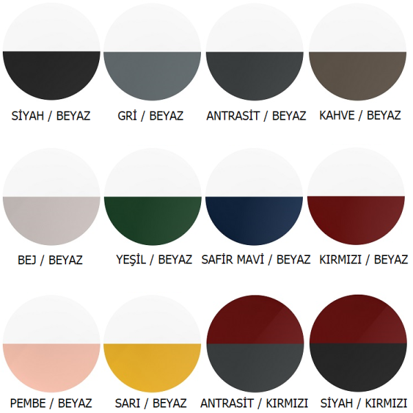 172 x 80 AYAKLI KÜVET ANTRASİT KIRMIZI ALTIN