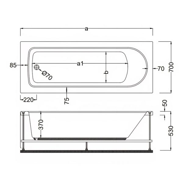 180 X 70 DÜZ KÜVET LÜX İLARGİ