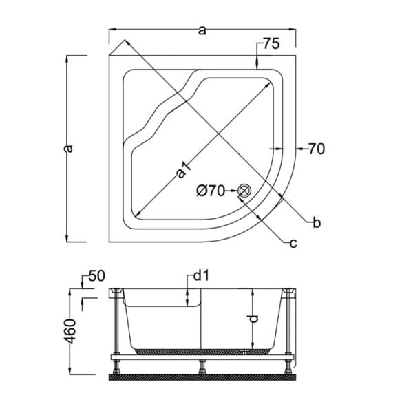 110 X 110 MİNİ KÜVET LÜX OVAL