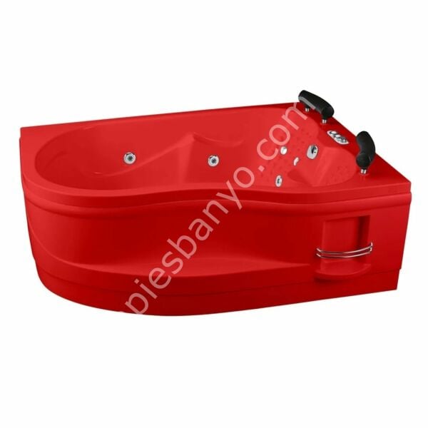 175 X 120 ÇİFT KİŞİLİK JAKUZİ KIRMIZI SAĞ