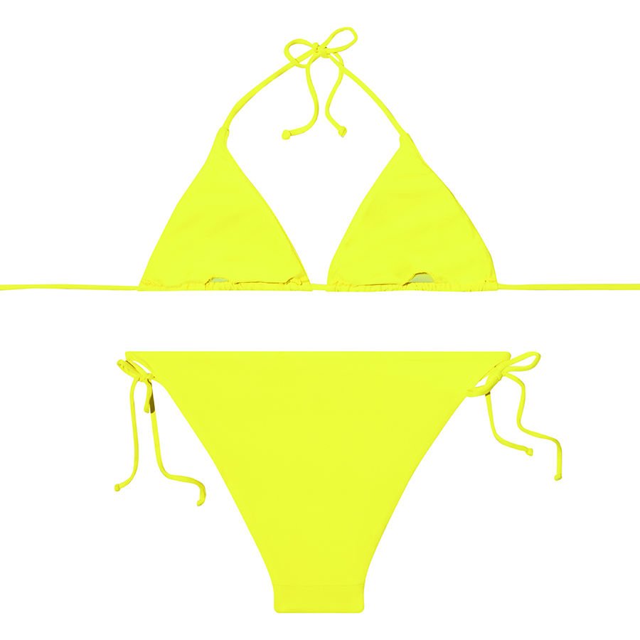 Neon Yellow Bikini - Triangle