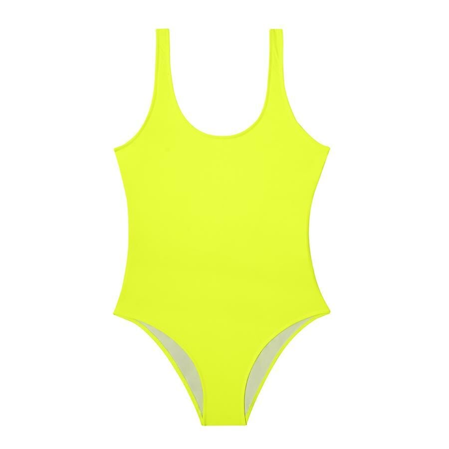 Neon Yellow Swimsuit