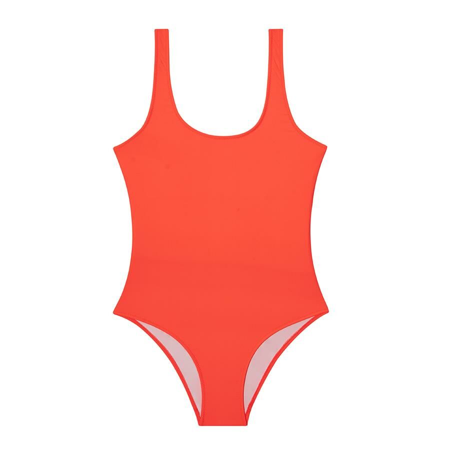 Neon Orange Swimsuit