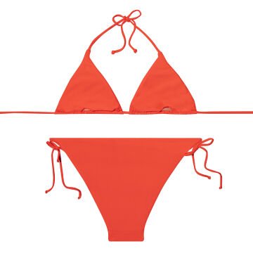 Neon Orange Bikini - Triangle