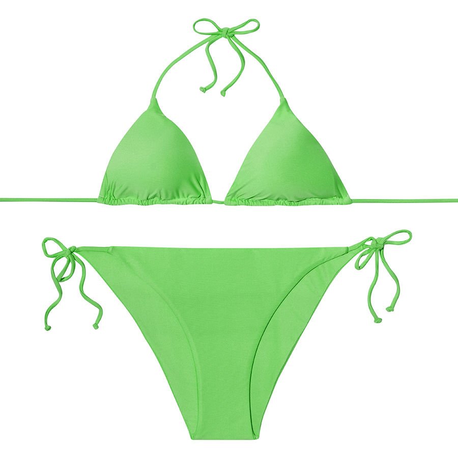 Neon Green Bikini - Triangle